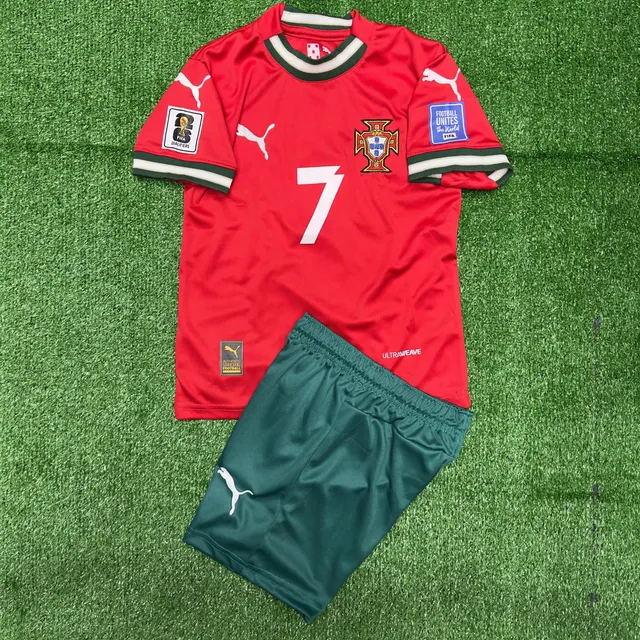 Conjunto Fútbol Portugal Para Niños