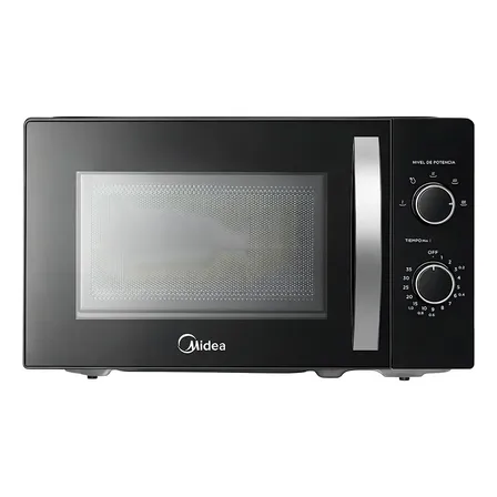 Microondas Mecánico 20 Lts Negro Midea