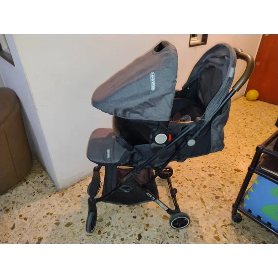 Carrito De Bebé Mega Baby Con Huevito. Cómo Nuevo.