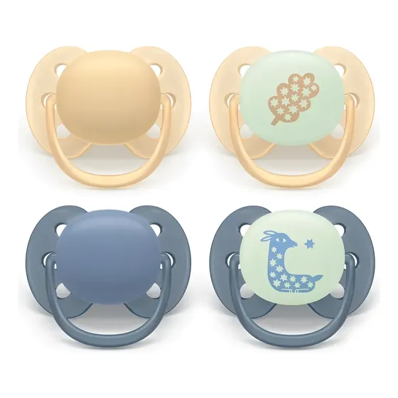 Chupete Philips Avent Ultra Soft Scf094/10 6-18 Meses Pack 4