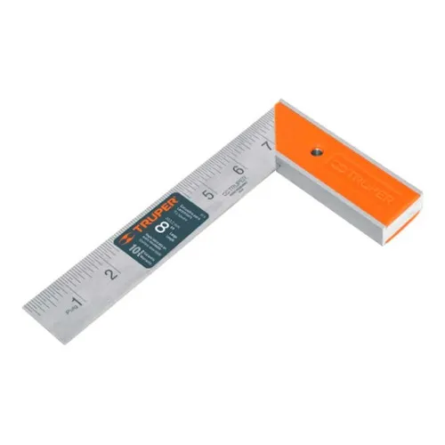Escuadra Aluminio Carpintero 90 Grados 8 Pulgada 20cm Truper
