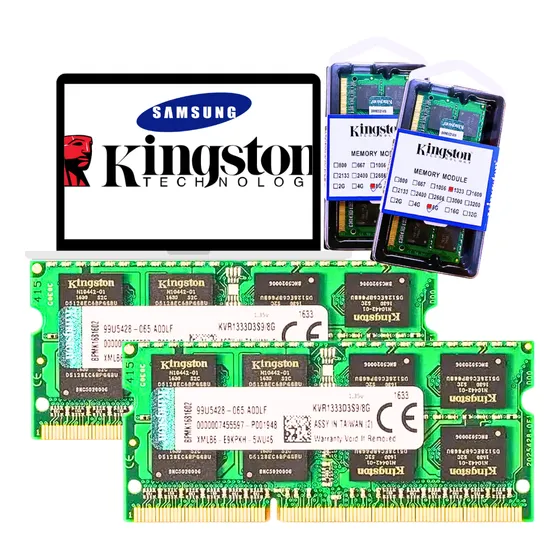 Kit Memórias Ram Kingston Ddr3 2x8gb  P/ Samsung Np300e5k