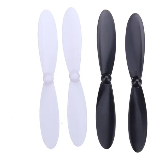Hélices Branca/preta Drone Top X6 Hubsan X4 H107c H107d