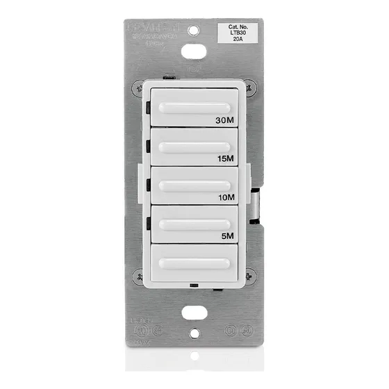 Apagador De Tiempo Decora 5,10,15,30 Min 1000w 120v