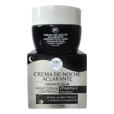 Crema Facial De Noche Aclarante Concha De Nácar Bacc Beauty