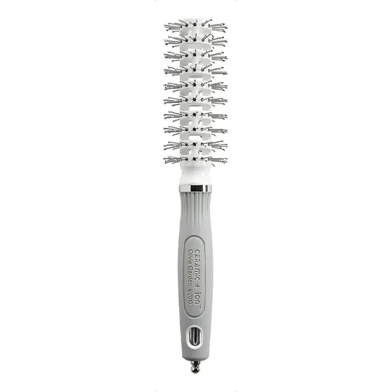 Cepillo Profesional Turbo Vent Pro Olivia Garden 51mm Color Gris