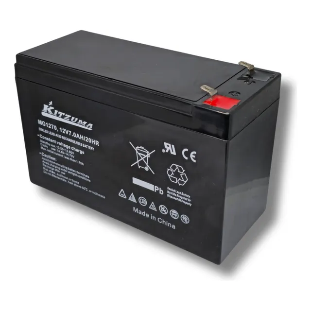 Batería Kitzuma 12v 7ah Gel Recargable Alarma Adt Marshall