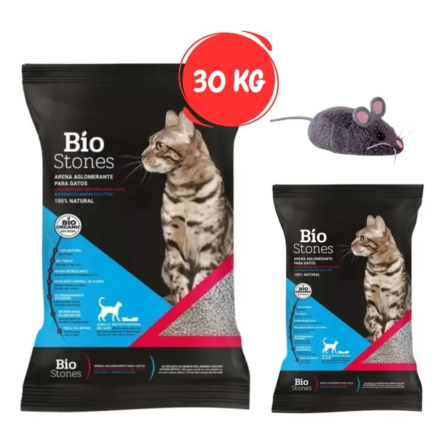 Bentonita Aglomerante Bio Stones Lavanda 30 Kg + Jug Raton