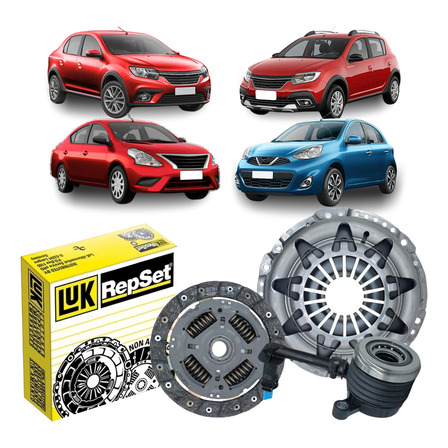 Kit Embreagem Luk Logan Sandero March Versa 1.0 12v 3cc Kit Embreagem Luk Logan Sandero March Versa 1.0 12v 3cc