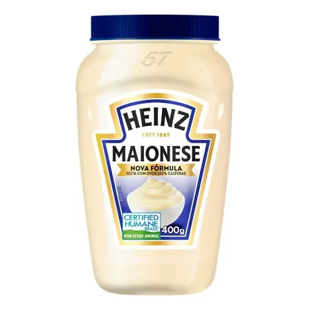Maionese Feita Com Ovos 100% Caipiras Pote 400g Heinz