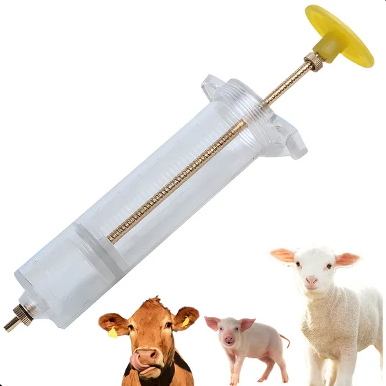 Jeringa Reusable Veterinaria Ganadera 50ml