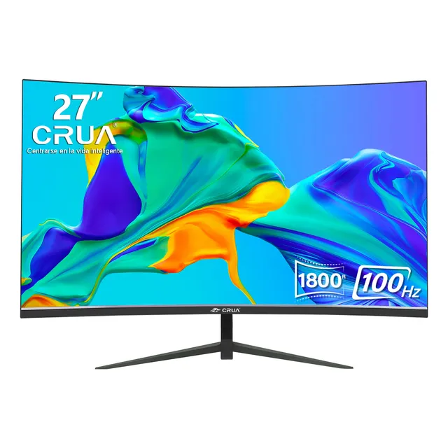 Monitor Gamer Curvo Pc 27 Pulgadas 100 Hz Crua Cr270qb Compl