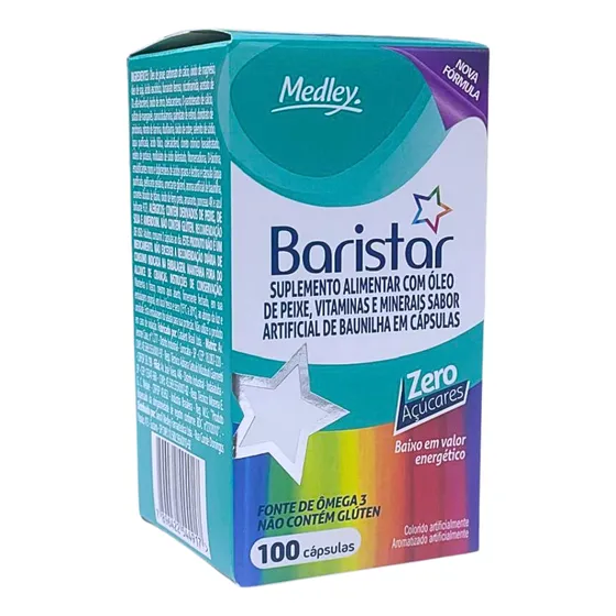 Baristar 100 Cápsulas - Medley Zero Açúcar Sabor Baunilha