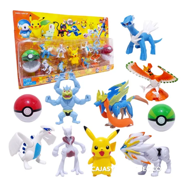 Pokémon Juguetes Ecuador Set De Personajes Pikachu Juego