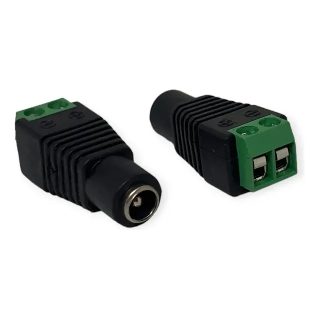 Conector Jack Hembra X2 Para Cámaras Cctv