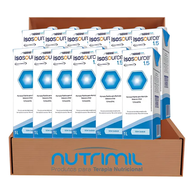 Kit C/12un Isosource 1.5 1l - Nestlé