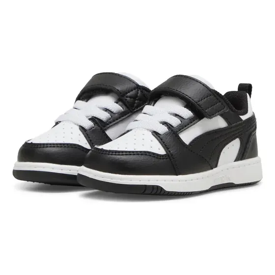 Zapatilla Puma Rebound V6 Lo Ac+ Inf Negro Niño