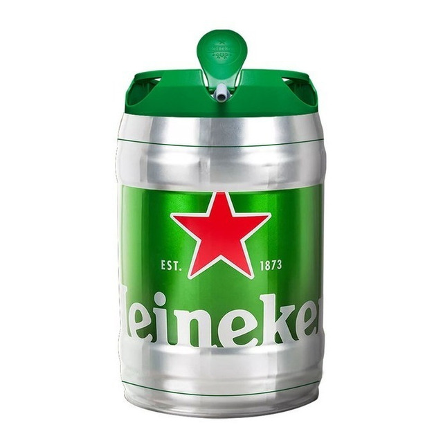 Cerveja Premium Heineken Barril 5 Litros Cerveja Premium Heineken Barril 5 Litros