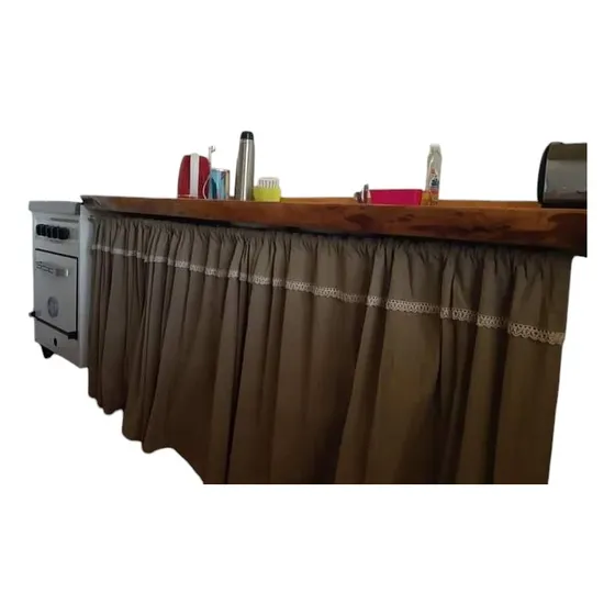 Cortinas Bajo Mesada Olivia Vintage Ok