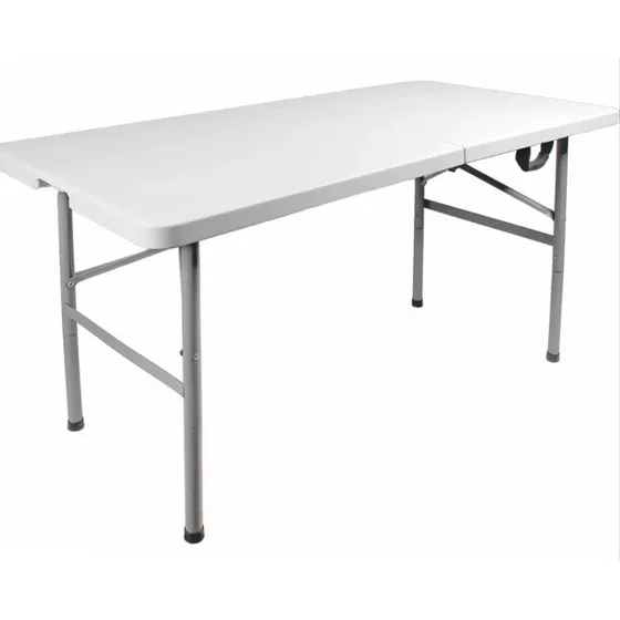 Mesa Portafolio Plegable 120 Cm Plastico Jardin Eventos