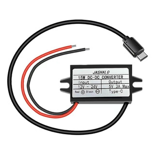 Convertidor Dc-dc Jashalo Impermeable De 12 V/24 V A 5 V Usb Convertidor Dc-dc Jashalo Impermeable De 12 V/24 V A 5 V Usb