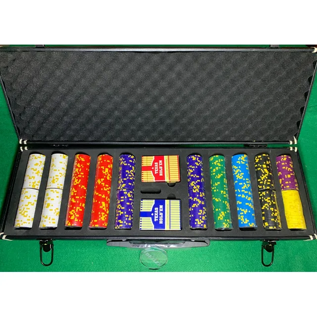 Set De 500 Fichas De Arcilla