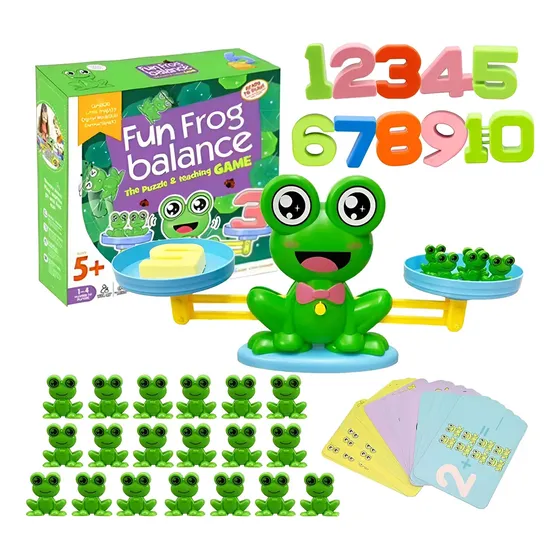 Juego Didáctico De Aprendizaje Números Balanza Niños