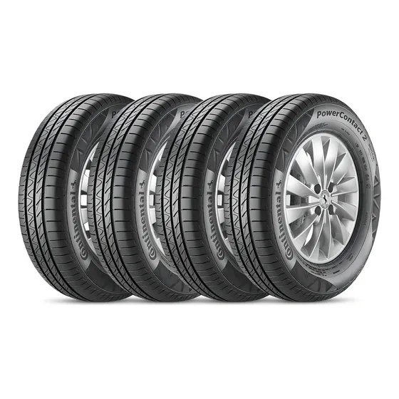 Kit 4 Pneus 185/65R15 Continental PowerContact 2 88H Aro 15