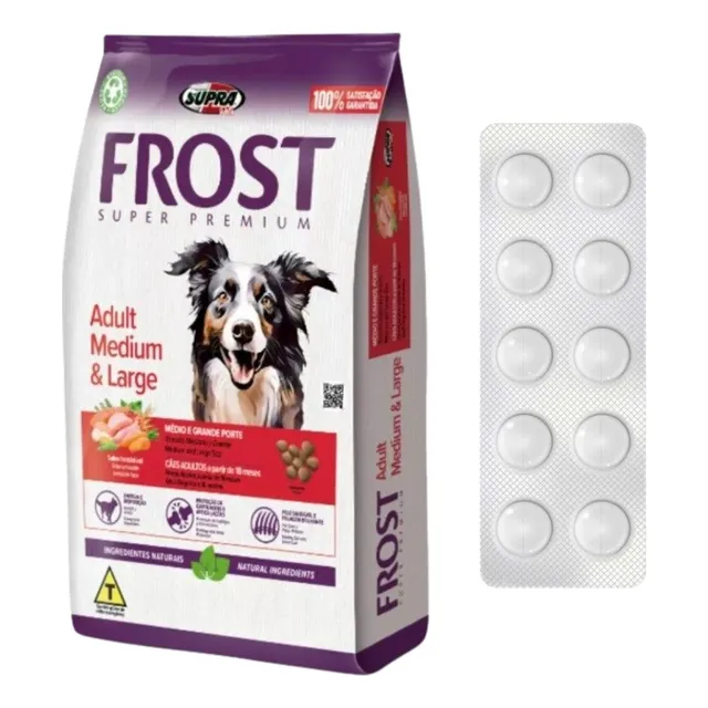 Frost Adulto Lb 15+2 Kg + Blister 10 Desparasitantes Appryl