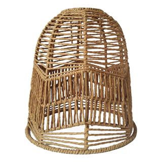 Abajur De Pingente Tecido, Lustre De Trama De Rattan De Abajur De Pingente Tecido, Lustre De Trama De Rattan De