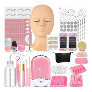 Kit De Extensiones De Pestañas Profesional Práctica Mink 1x1 Kit De Extensiones De Pestañas Profesional Práctica Mink 1x1