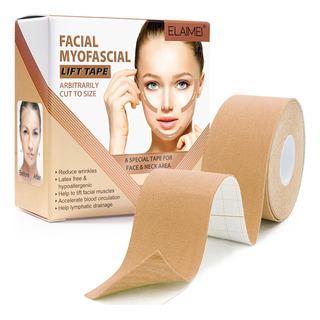 Cinta De Estiramiento Miofascial Facial, Parches Arrugados, Cinta De Estiramiento Miofascial Facial, Parches Arrugados,