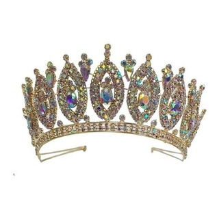 Corona Para 15 Años En Color Oro Tipo Reina Corona Para 15 Años En Color Oro Tipo Reina