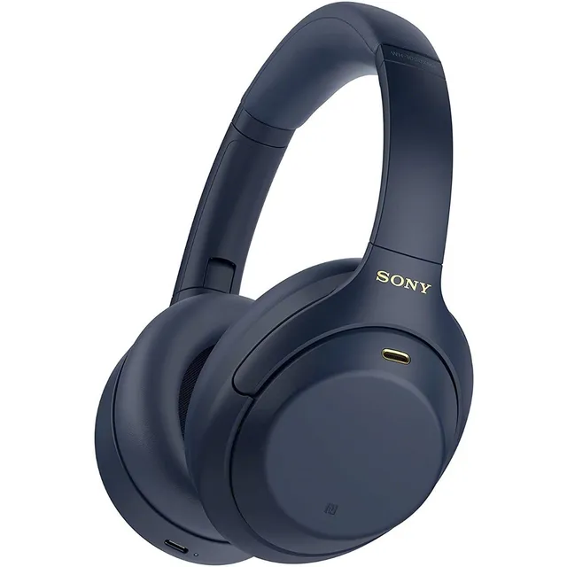 Audífonos Sony Noise Cancelling Bluetooth Hi-res Wh-1000xm4 Color Azul