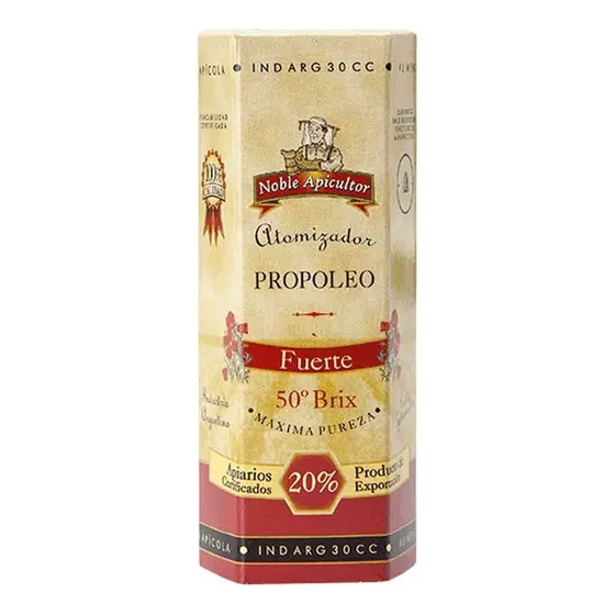 Propóleo Fuerte 20% Noble Apicultor Atomizador Garganta 30ml
