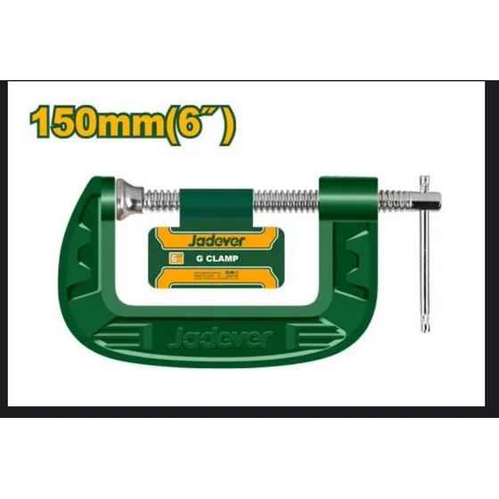 Prensa Sargento Tipo G 6 Pulgadas 75mm Para Carpinte Jadever