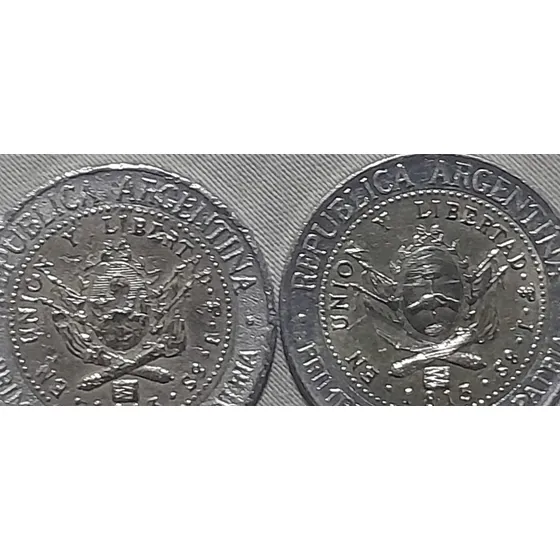 Moneda 1 Peso Argentina 1813 Bimetálica Conmemorativa