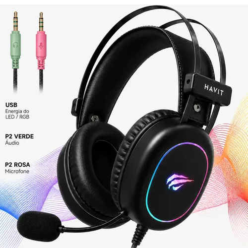 Fone de ouvido over-ear gamer sem fio Razer Nari Ultimate preto