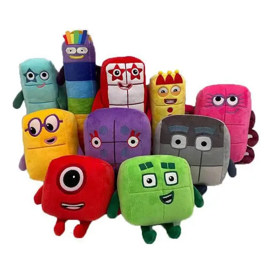 L Numberblocks Peluche Muñeca Juguete Cumpleaño Regalo