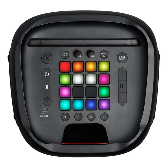 Bocina JBL PartyBox 1000 portátil con bluetooth black 127V