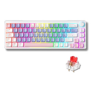 Teclado Mecánico Español Gasket 65% Usb-c 68 Teclas Ag68 Teclado Mecánico Español Gasket 65% Usb-c 68 Teclas Ag68