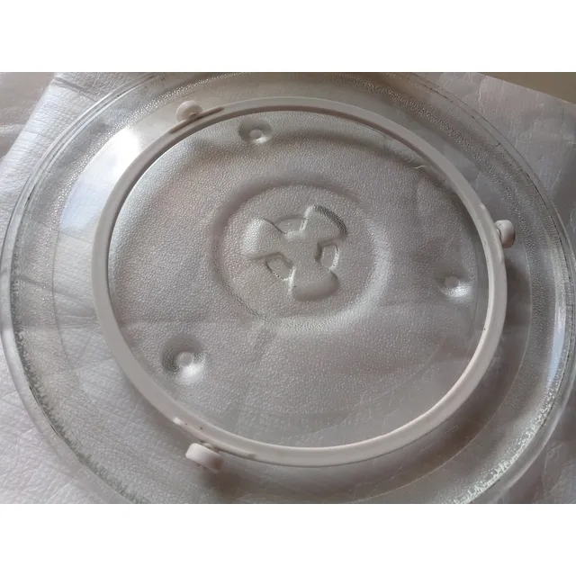 Plato Giratorio Para Microondas 27cm Nuevo Más Aro Giratorio