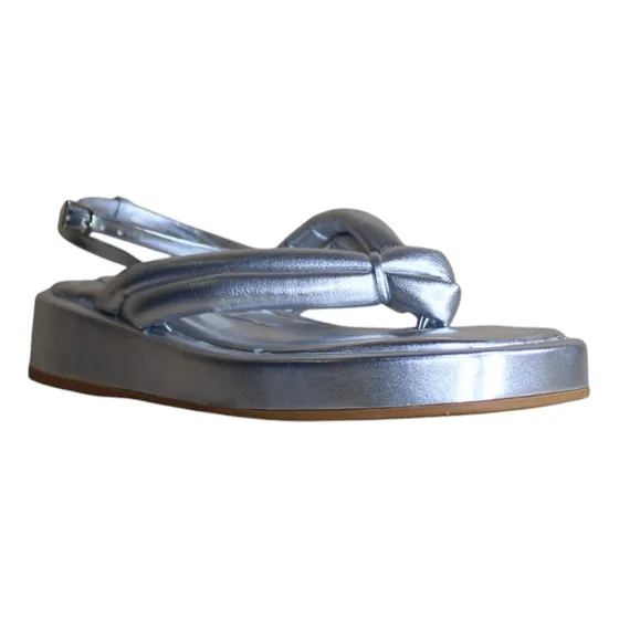 Sandalia De Plataforma Elevada Con Nudo Texturizado Vittoria