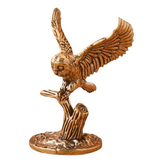 Figura De Búho De Latón Figurine De Animales De Arte Figura De Búho De Latón Figurine De Animales De Arte