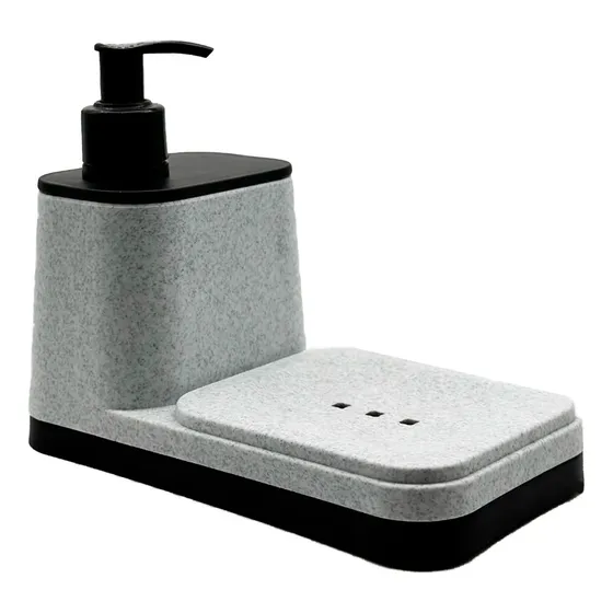 Dispenser Detergente Organizador Porta Esponja Jabon Cocina