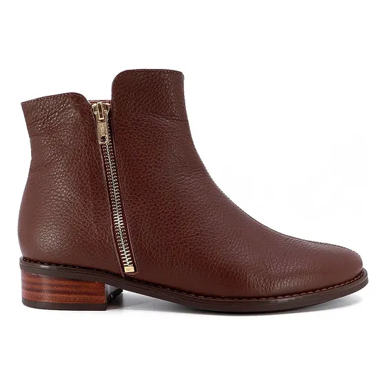 Bota Casual De Cuero Usaflex Indi
