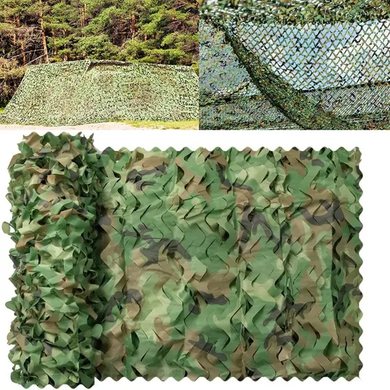 Malla Camuflaje Red Táctica Sombra Militar 3x6 Metros