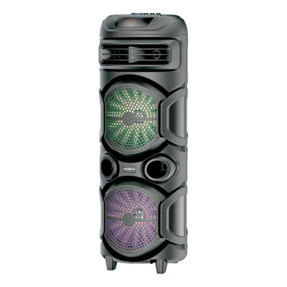 Torre Doble Parlante Mas Micrófono 8 1350w Pmpo Nordmende Color Negro