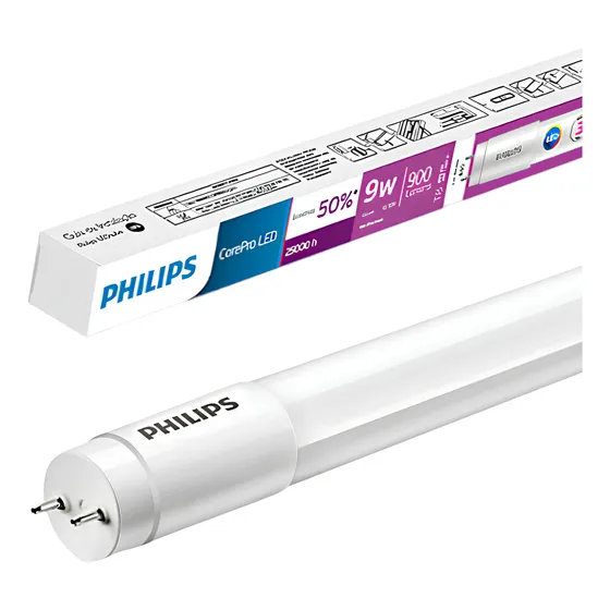 Kit 80 Lampada Led Tubular T8 60cm 9w 900lm Bivolt Philips