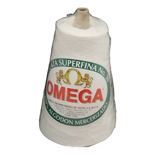 Hilaza Superfina No. 30, Omega 100% Algodón, Cono De 240g Hilaza Superfina No. 30, Omega 100% Algodón, Cono De 240g